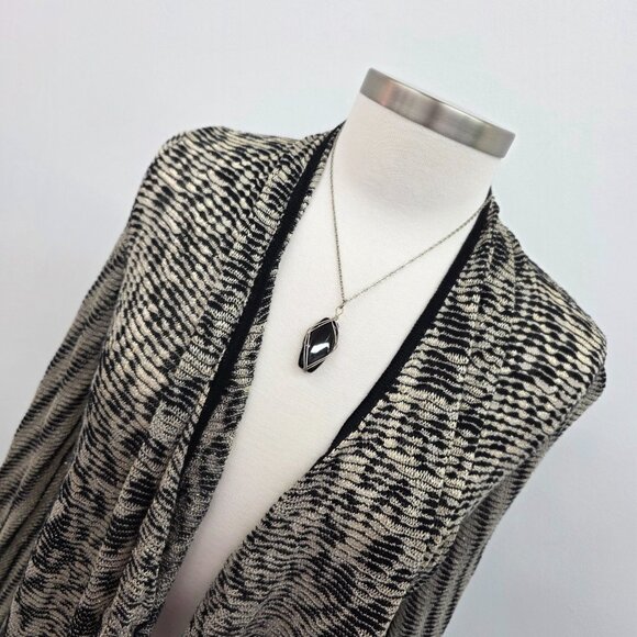 Cache Womens XS Metallic Animal Print Cardigan Open Front Long Sleeve Evening - Picture 8 of 14